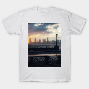 Jersey City Skyline Battery Park Manhattan NYC T-Shirt